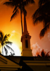 Sunset Church Steeple Photo
