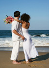 Hawaii Ocean Wedding Couple Photo